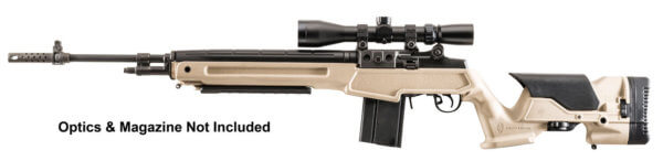 Archangel AAM1ADT Precision Stock Desert Tan Synthetic Fixed with Adjustable Cheek Riser for Springfield M1A M14