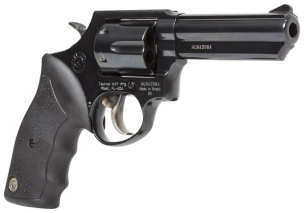 Taurus 2650041 65  38 Special +P or 357 Mag 6 Shot 4 Barrel  Overall Matte Black Oxide Finish Steel  Finger Grooved Black Rubber Grip  Fixed Sights”