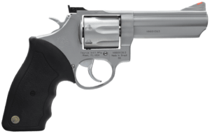 Taurus 2660061 66 Standard Single/Double AS 357 Magnum 6″ 7 rd Black Rubber Grip Black