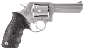 Taurus 2660041 66 Standard Revolver Single/Double 357 Magnum 4″ 7 Rd Black Rubber Grip Black Matte