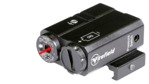 Firefield FF25006 Charge 5mW Red Laser 630-650nM Wavelength (20 yds Day/300 yds Night Range) Matte Black Finish for AR-Platform Includes Pressure Pad & Battery