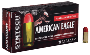 Federal AE45SJAP1 American Eagle Syntech Action Pistol 45 ACP 220 gr Total Syntech Jacket Flat Nose (TSF) 50rd Box
