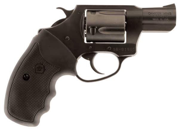 Charter Arms 63820 Undercover Revolver Single/Double 38 Special 2″ 5 Rd Black Rubber Grip Black Nitride
