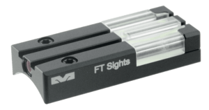 Trijicon 600900 Suppressor/Optic Height Sights- Smith & Wesson M&P/ M&P 2.0  Black | Green Tritium White Outline Front Sight Green Tritium White Outline Rear Sight