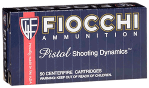 Fiocchi 25AP Shooting Dynamics 25 ACP 50 gr Full Metal Jacket (FMJ) 50rd Box
