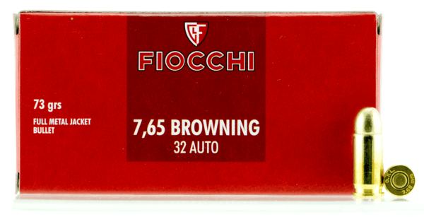 Fiocchi 32AP Pistol 32 ACP 73 gr Full Metal Jacket (FMJ) 50rd Box