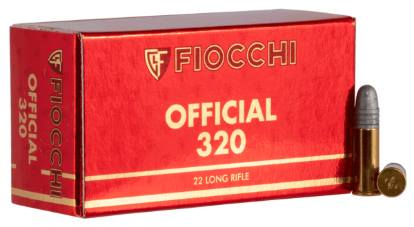 Fiocchi 22SM320 Exacta Super Match 22 LR 40 gr 1050 fps Round Nose (RN) 50rd Box