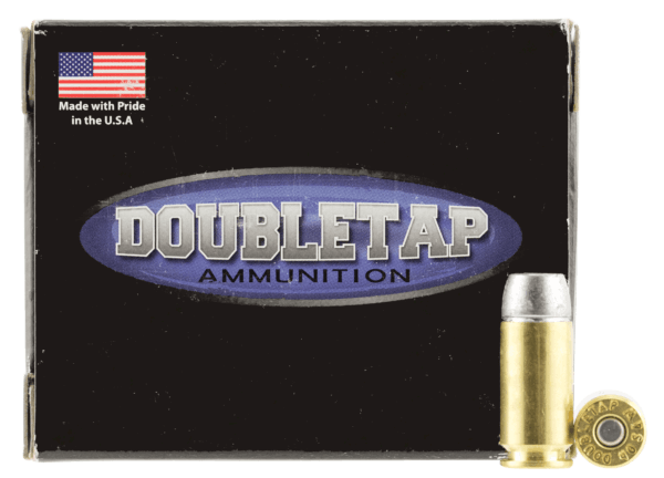 DoubleTap Ammunition 40200HC Hunter  40 S&W 200 gr Hard Cast Solid 20rd Box