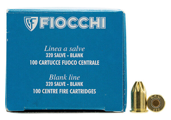 Fiocchi 320BLANK Pistol Blank 32 Rimmed 100rd Box