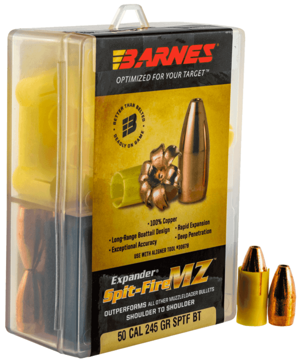 Barnes Bullets 30509 Expander MZ Muzzleloader 45 Cal Expander MZ Hollow Point 195 gr 24