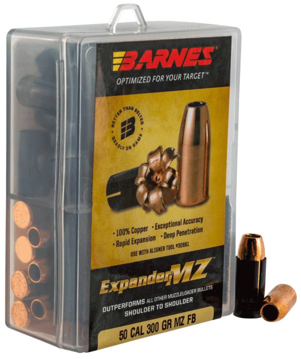 Barnes Bullets 30679 Expander MZ Muzzleloader 54 Cal Expander MZ Hollow Point 275 gr 24