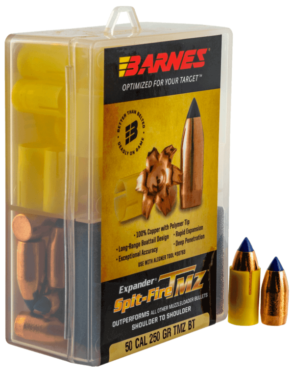 Barnes Bullets 30598 Spit-Fire TMZ 50 Black Powder 250 GR 24