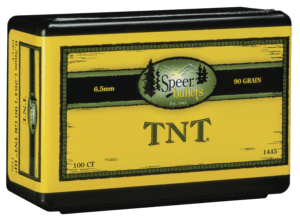 Speer Bullets 1445 TNT 6.5mm .264 90 GR Jacketed Hollow Point (JHP) 100 Box