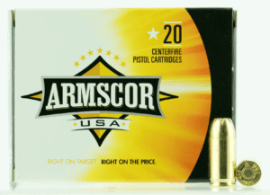Armscor FAC3803N Pistol 380 ACP 95 gr Jacketed Hollow Point (JHP) 20rd Box