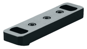UTG Pro MTURS04S 4-Slot KeyMod Picatinny Rail Section  Black Anodized