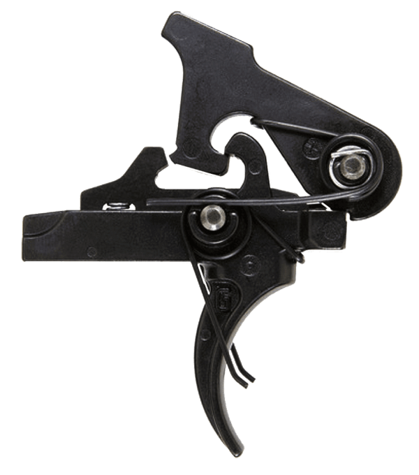 CMC Triggers 91504 Drop-In Two-Stage Flat Trigger with 1-3 lbs Draw Weight & Black/Silver Finish for AR-15/AR-10