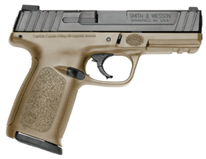 Smith & Wesson 11998 SD9 9mm Luger 4″ 16+1 FDE Black Armornite Stainless Steel Polymer Grip/Frame Grip