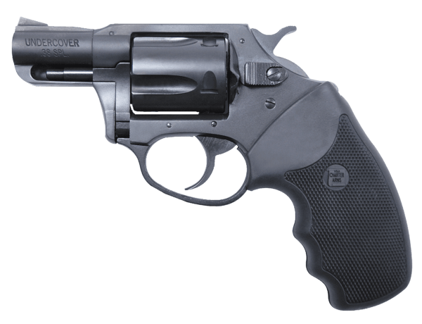 Charter Arms 13820 Undercover Standard Revolver Single/Double 38 Special 2″ 5 Rd Black Rubber Grip Blued