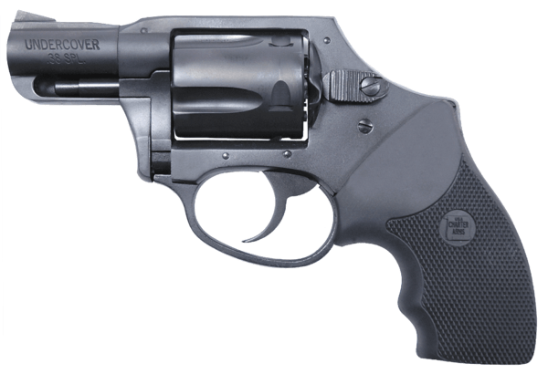 Charter Arms 13811 Undercover Standard Revolver Single/Double 38 Special 2″ 5 Rd Black Rubber Grip Blued