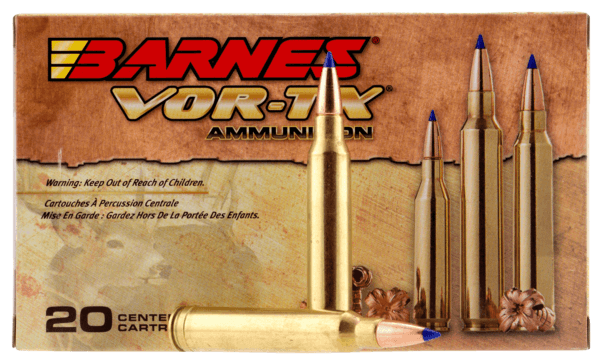 Barnes Bullets 30816 VOR-TX Centerfire Rifle 308 Win 130 gr Tipped TSX Boat-Tail 20rd Box