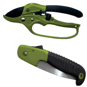 HME HCP2 Hunter’s Combo Pack 7″ Folding Saw Polymer Black with Shears