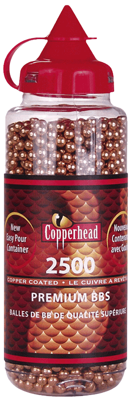 Crosman 747 CopperHead BBs .177 Copper-Coated Steel 2500 Carton