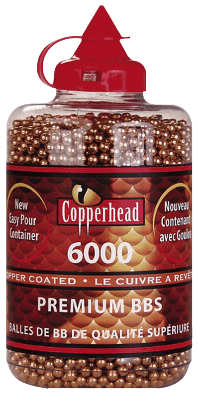 Crosman 767 CopperHead BBs .177 Copper-Coated Steel 6000 Carton