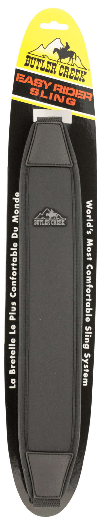 Butler Creek 80073 Easy Rider Sling made of Black Neoprene with Sharkskin Back 48″ OAL & Adjustable Design for Rifles