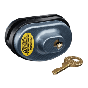 Master Lock 90DSPT Trigger Guard Lock Keyed Different Open With Key Blue Steel/Zinc Adjustable Firearm Fit- Universal