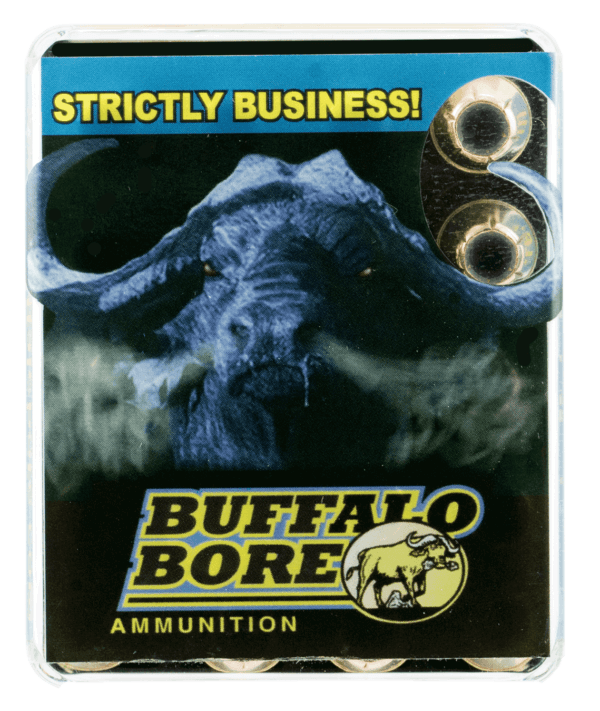 Buffalo Bore Ammunition 35A20 Personal Defense Strictly Business 460 Rowland 185 gr Jacketed Hollow Point (JHP) 20rd Box