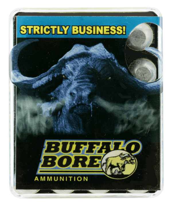 Buffalo Bore Ammunition 35D20 Personal Defense Strictly Business 460 Rowland 255 gr Hard Cast Flat Nose (HCFN) 20rd Box