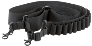 Aim Sports DSBS1 Deluxe made of Black Nylon Webbing with Bandolier Design for Shotguns Holds up to 14 Shells