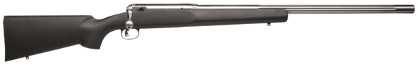 Savage Arms 18144 12 LRPV 223 Rem Caliber with 1rd Capacity  26 1:9″ Twist Barrel  Matte Stainless Metal Finish & Matte Black Fixed HS Precision with V-Block Stock Right Hand (Full Size)”