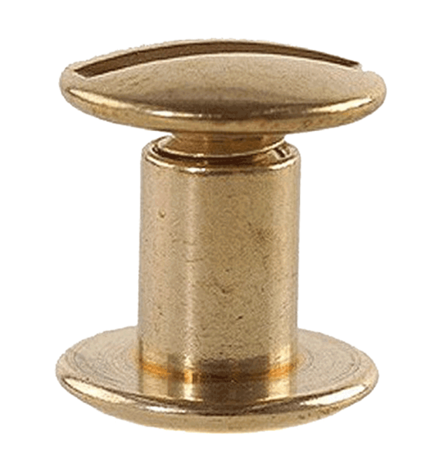 Uncle Mike’s 2509 Chicago Screw Brass 24 Per Pack
