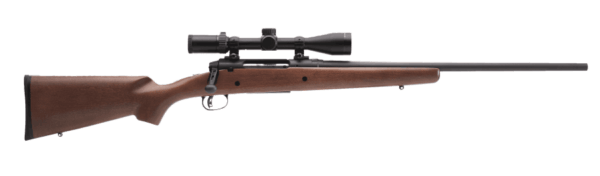 Savage Arms 22552 Axis II XP 7mm-08 Rem 4+1 22″ Matte Black Barrel/Rec Hardwood Stock Includes Bushnell 3-9x40mm Scope