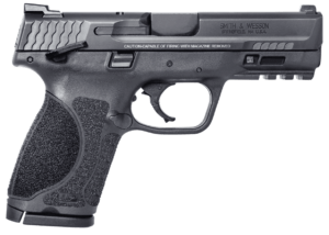 Smith & Wesson 11684 M&P M2.0 Compact 40 S&W 13+1 4″ Black Black Armornite Serrated Slide Matte Black Polymer Frame w/Picatinny Rail Black Interchangeable Backstrap Grips Right Hand