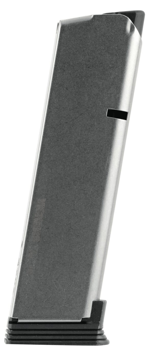 Wilson Combat 800 ETM Stainless Detachable with Steel Floor Plate 8rd for 45 ACP Wilson Combat 1911 Vickers Duty
