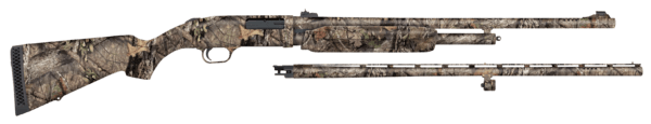 Mossberg 54183 500 Field/Deer 20 Gauge 5+1 3″ 26″ Vent Rib/24″ Slugster Barrels Overall Mossy Oak Break-Up Country Synthetic Stock Includes Accu-Set Chokes