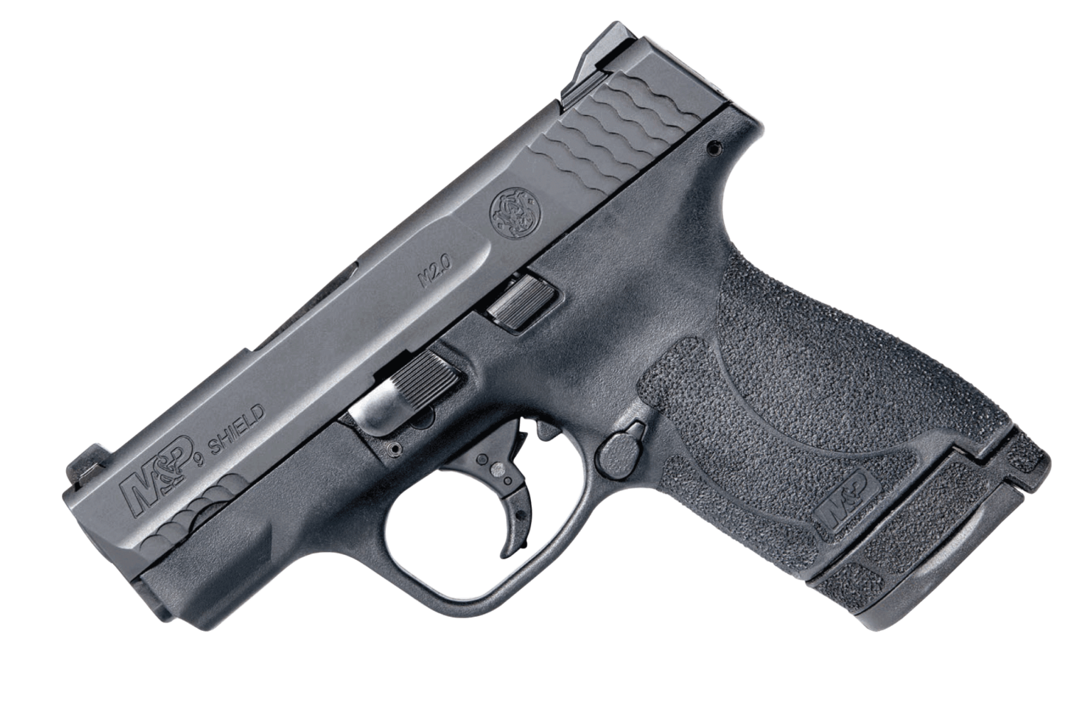 Smith & Wesson 11810 M&P Shield M2.0 Micro-Compact Frame 9mm Luger 7+1/8+1  3.10″ Black Armornite Stainless Steel Barrel & Serrated Slide  Matte Black Polymer Frame  Black Textured Grip  No Safety