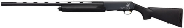 Browning 011417204 Silver Field 12 Gauge 28 3.5″ 4+1  Alloy Receiver With Two-Tone Gray/Black Finish  Synthetic Stock With Textured Gripping Surface”