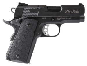 Smith & Wesson 178053 1911 Performance Center Pro *MA Compliant Sub-Compact Frame 9mm Luger 8+1  3 Black Stainless Steel Barrel  Serrated Slide & Aluminum Frame w/Beavertail  Black Stippled Grip”