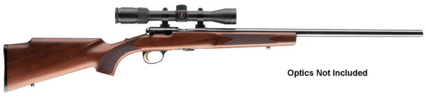 Browning 025176202 T-Bolt Target/Varmint 22 LR 10+1 22″ Heavy Target Barrel  Polished Blued Steel Receiver  Satin Walnut Stock With Monte Carlo Comb  Optics Ready  Scope NOT Included