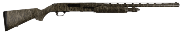 Mossberg 63527 835 All Purpose Field 12 Gauge 26″ 5+1 3.5″ Overall Mossy Oak New Bottomland Right Hand (Full Size) Includes Fiber Optic Sight & Accu-Mag X-Factor Ported Choke