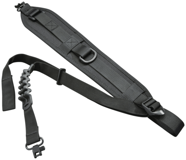 Butler Creek 80095 Quick Carry Sling made of Black Neoprene with 27″- 36″ OAL 1.25″ W Adjustable Padded Design & QD Swivels for Rifle/Shotgun