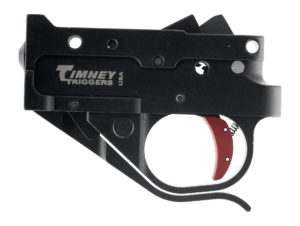 Timney Triggers 650ST RPR Two-Stage Straight Trigger with 8 oz/1 lb Draw Weight & Black/Red Finish for Ruger Precision