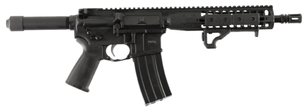 LWRC ICDIP5B10 Individual Carbine Direct Impingement 5.56x45mm NATO 10.50″ 30+1 Black Hard Coat Anodized Black Buffer Tube Stock Black Magpul MOE Grip