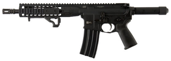 LWRC ICDIP5B10 Individual Carbine Direct Impingement 5.56x45mm NATO 10.50″ 30+1 Black Hard Coat Anodized Black Buffer Tube Stock Black Magpul MOE Grip