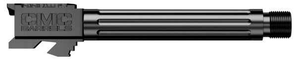 CMC Triggers 75511 Match Precision Compatible w/Glock 17 Gen3-4 9mm Luger 4.48″ Black DLC Stainless Steel Fluted/Match Grade/Threaded Barrel