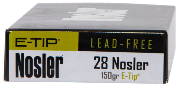 Nosler 40039 E-Tip 28 Nosler 150 gr E-Tip Lead-Free 20rd Box