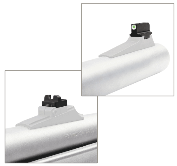 TruGlo TG13RM1PB TFX Pro Sights For Remington Shotguns Black | Green Tritium Fiber Optic White Outline Front Sight Black Rear Sight